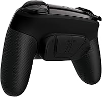 Vista 17 de eXtremeRate Back Buttons Attachment for Nintendo Switch Pro Controller, Clear Black Back Paddles Programable RISE4 Remap Kit for Switch Pro claro