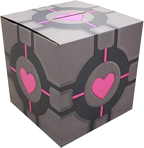 Portal Companion Cube 12" x 12" x 12" Caja de regalo vacía plana