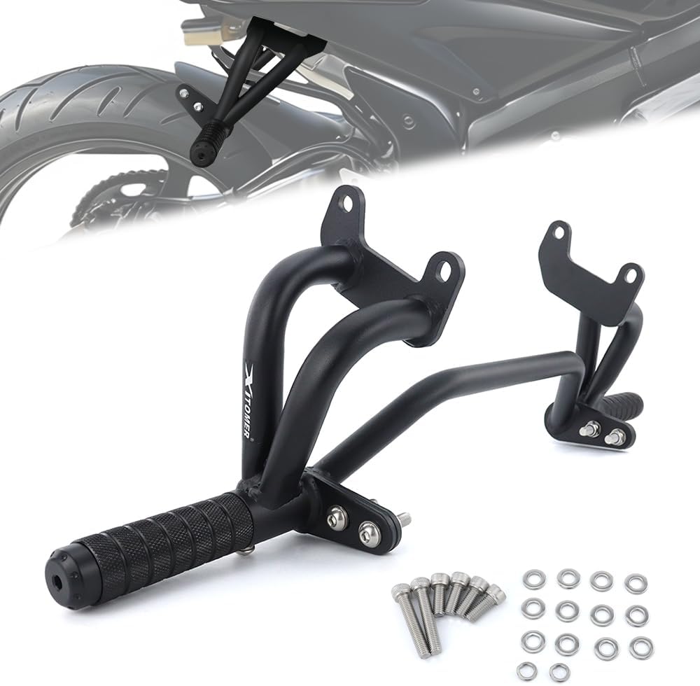 Xitomer Stunt Subcage Compatible with Honda CBR600RR 2005-2006 Rear Passenger Peg Guard Stunt Step Plate, Stunt Protection Exhaust Guard