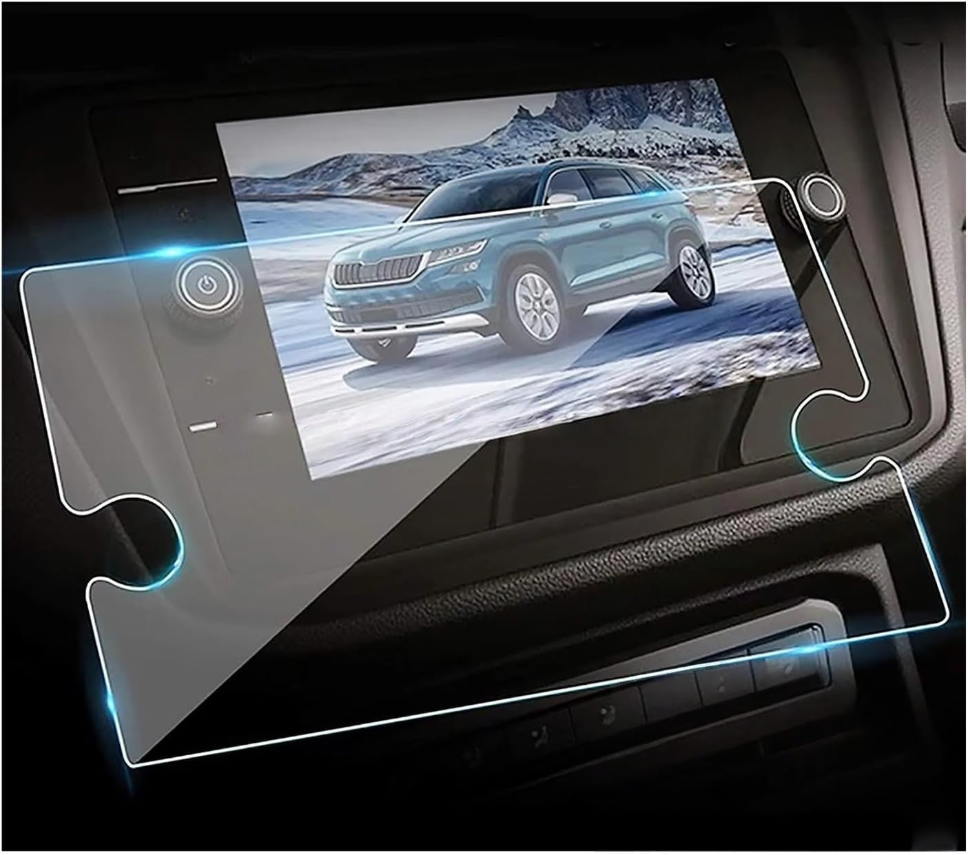 Vw ティグアン 3 MK3 2025 2024 アクセサリー強化ガラス GPS  ナビゲーションエンターテイメントメディアタッチディスプレイ画面保護フィルム - AliExpress 34 車のダッシュボード保護 ティグアン用 2018-2023 HDクリア 8インチ GPSナビゲーション用ガラススクリーンプロテクター