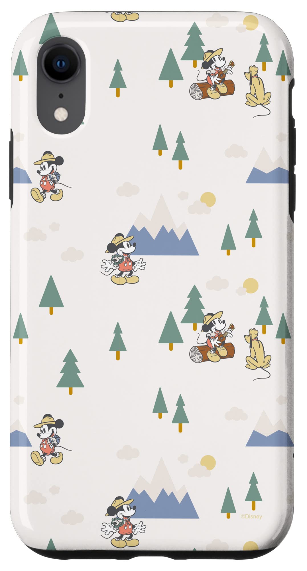Coque iPhone XR Mickey et Pluto Disney pour protection de smartphone