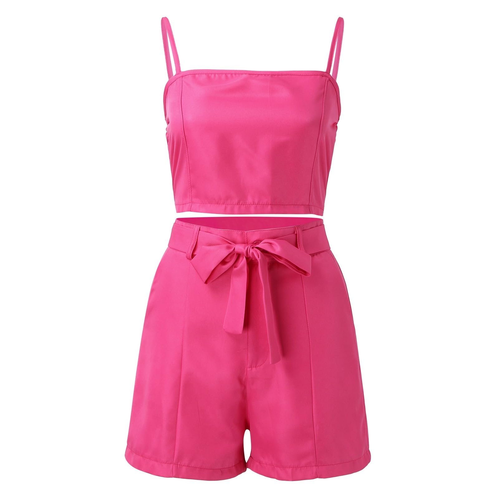 Elegante set estivo da donna da 4 pezzi, con cappotto a maniche lunghe, pantaloni corti e top per festa di nozze