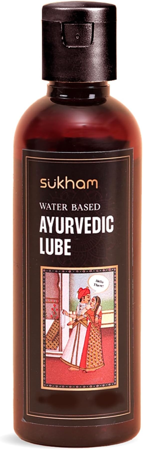 Sukham Ayurvedic Lube 50ml | As Seen On Shark Tank | Natural Water Based Lubricant Gel | 100% Natural Ingredients | 21 Organic Herbs | pH Balanced | Non-Sticky and Stain-Free