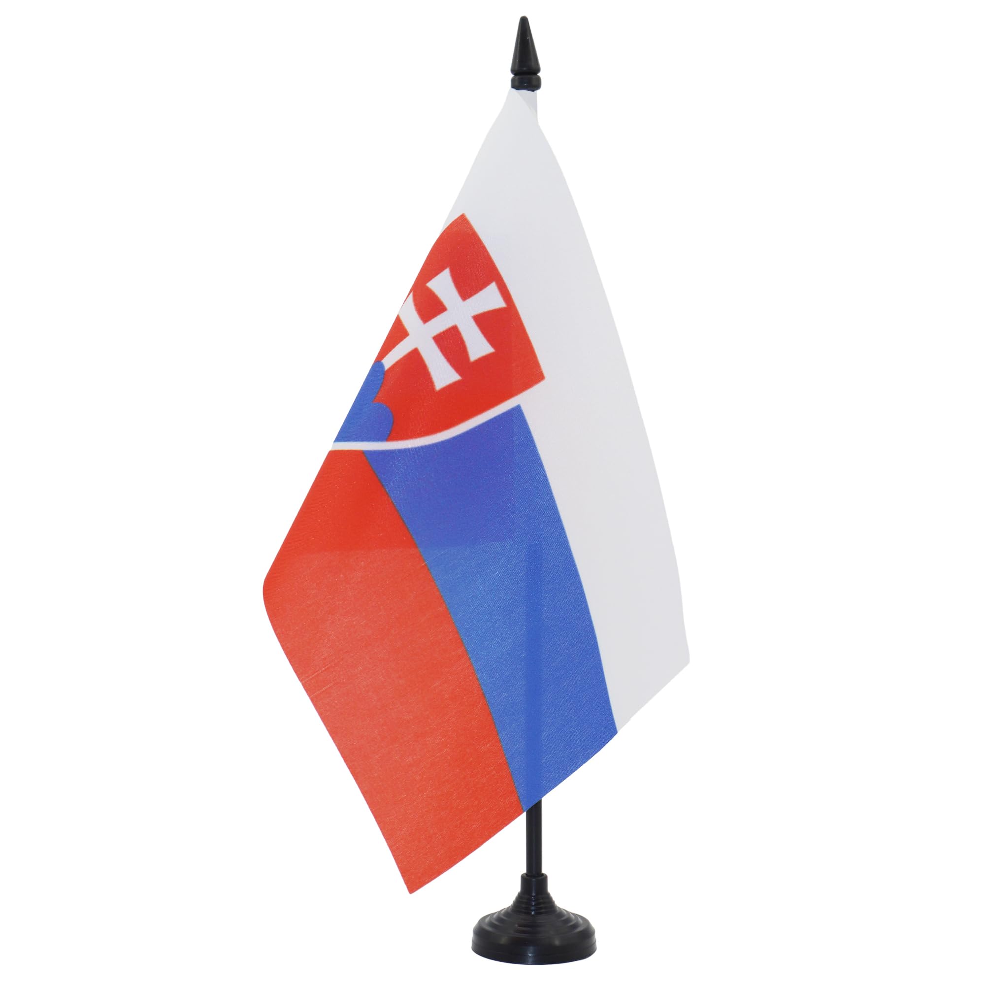 AZ FLAG Slovakia Table Flag 6x8 in 100D Polyester Plastic Base