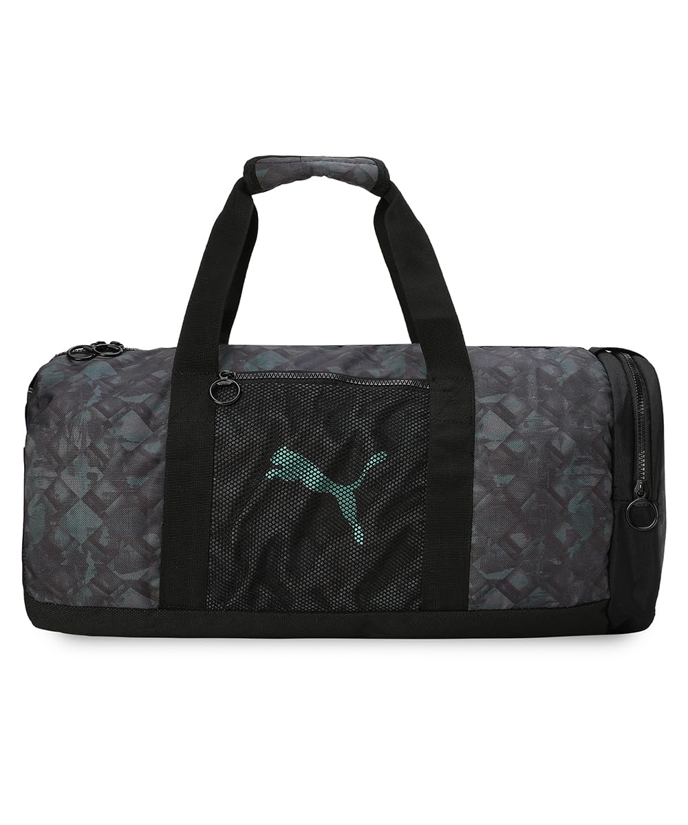 puma Unisex-Adult AOP Duffle Bag, Black-Hero Blue (9157901)-picture-15