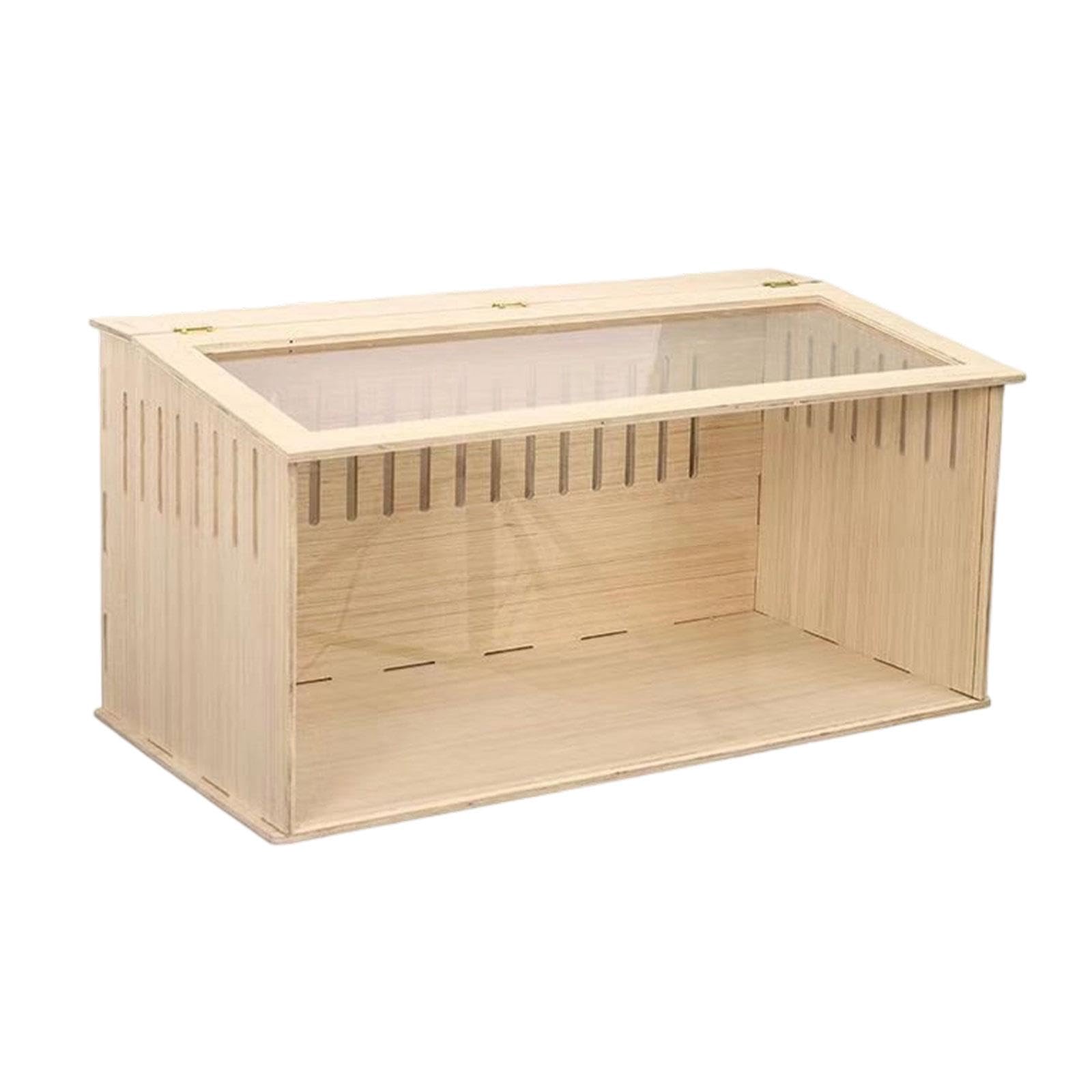Harilla Jaula para Hámster, Nido, Jaula para Animales Pequeños, Escondite, Comedero, Hábitat para Hámster, Ratones, Jerbos Y Chinchillas, Lados opacos 60cm