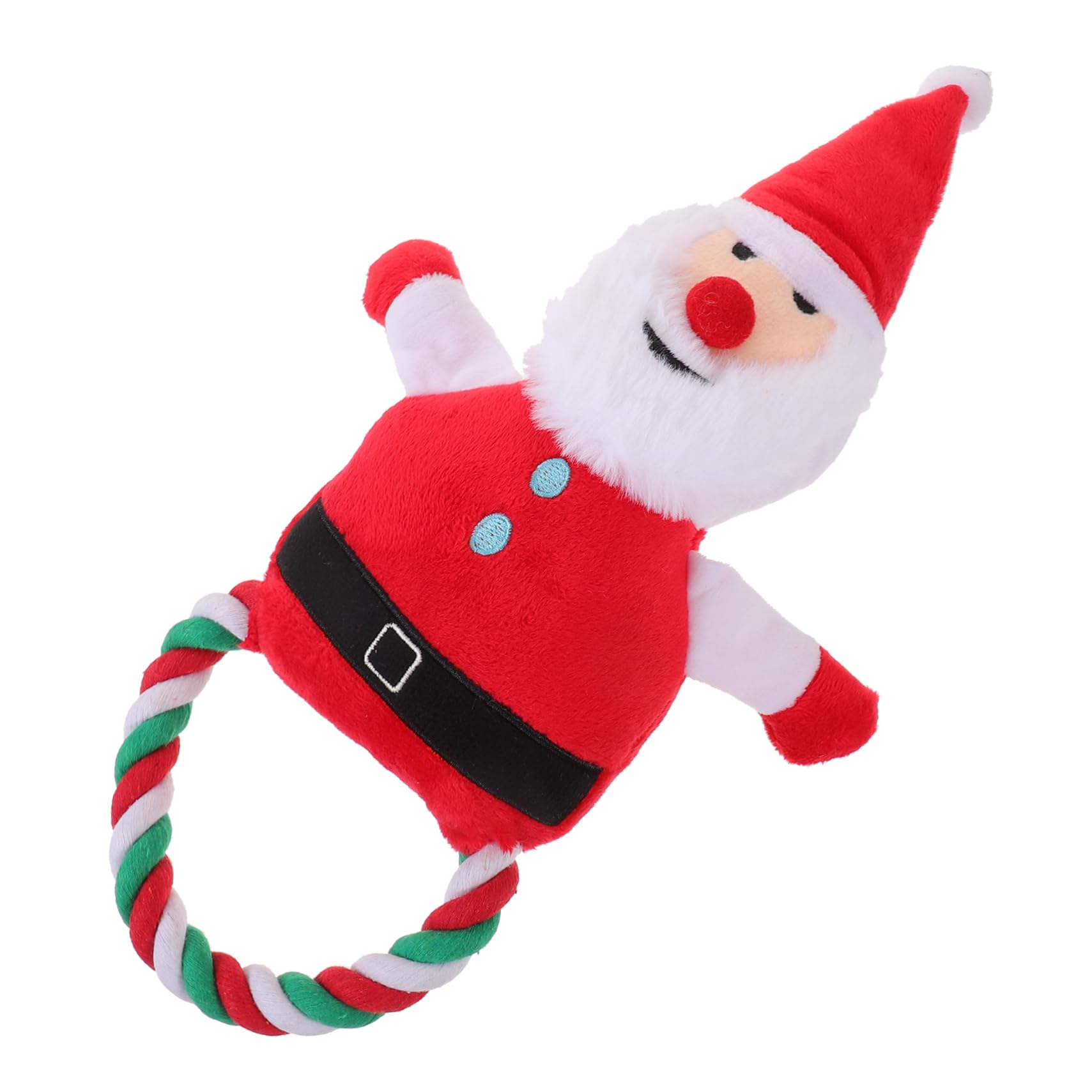 HANABASS 5stücke Pet Spielzeug Weihnachtsmann Quietschend Kauspielzeug Für Hunde Langlebiges Plüschspielzeug Kauverhaltens Bekämpfung Von Langeweile Für Und Kleine Mittelgroße Hunde