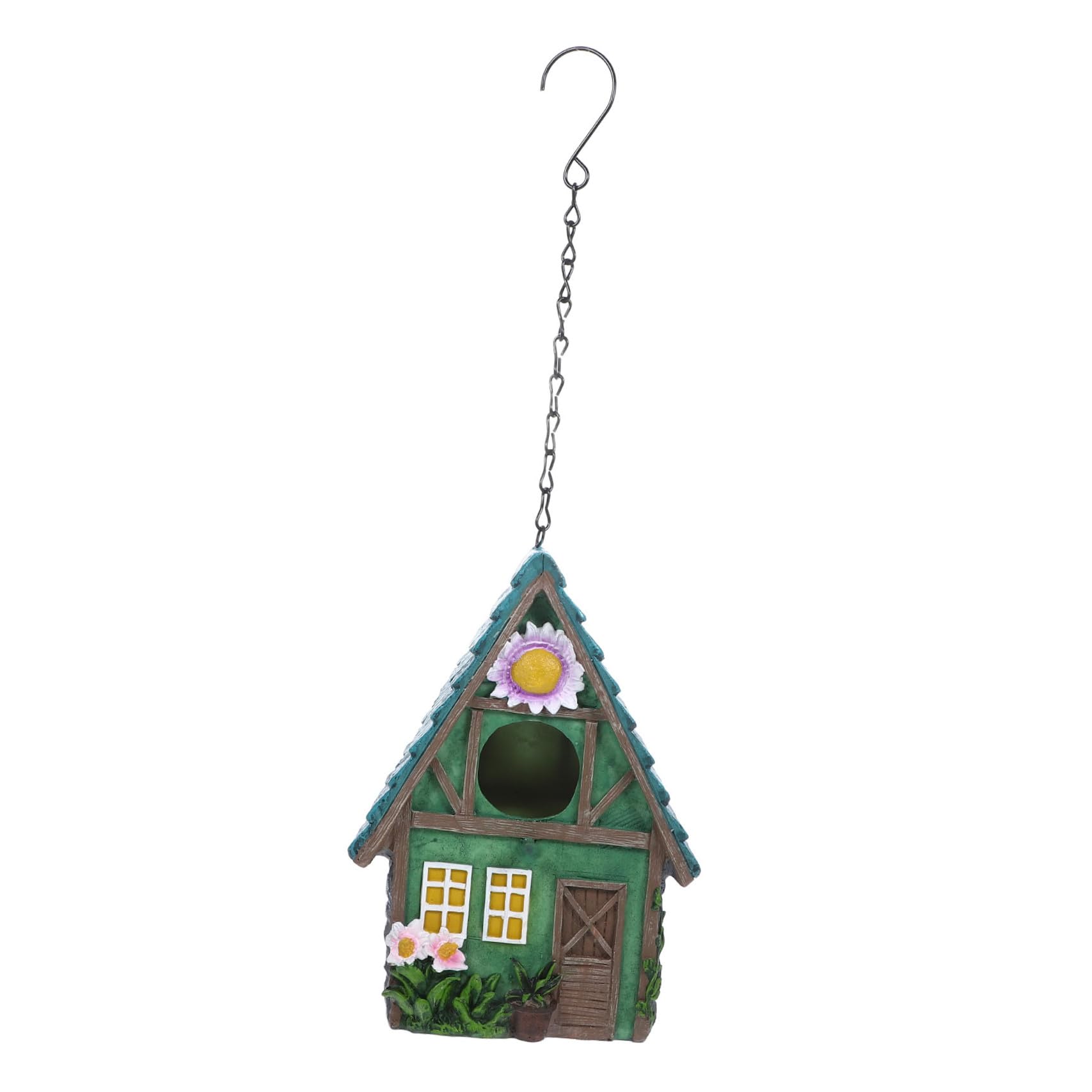 Nichoir Suspendu en Résine pour Oiseaux, Modèle Décoratif de Jardin
