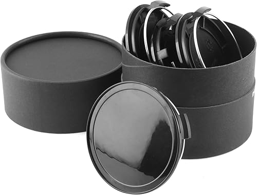 Miniatura 6 de RTRHINOTUNING - 4 tapas centrales de rueda de 2.953 in/2.95 pulgadas, tapas de llanta negras para llantas S2000-2003 2000, diámetro exterior: 2.953