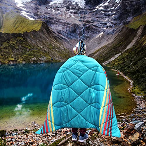 Qucover Packable Puffy Camping Blanket #TOP15