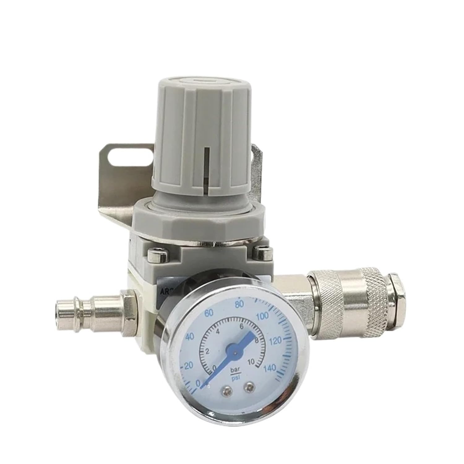 AR2000-02 AR3000-03 AR4000-04 Pneumatic Compressed Air Compressor Pressure Regulator Relief Valve 1/4 3/8 1/2 Inch 1Pcs(AR2000-02 EU(SMPM20))