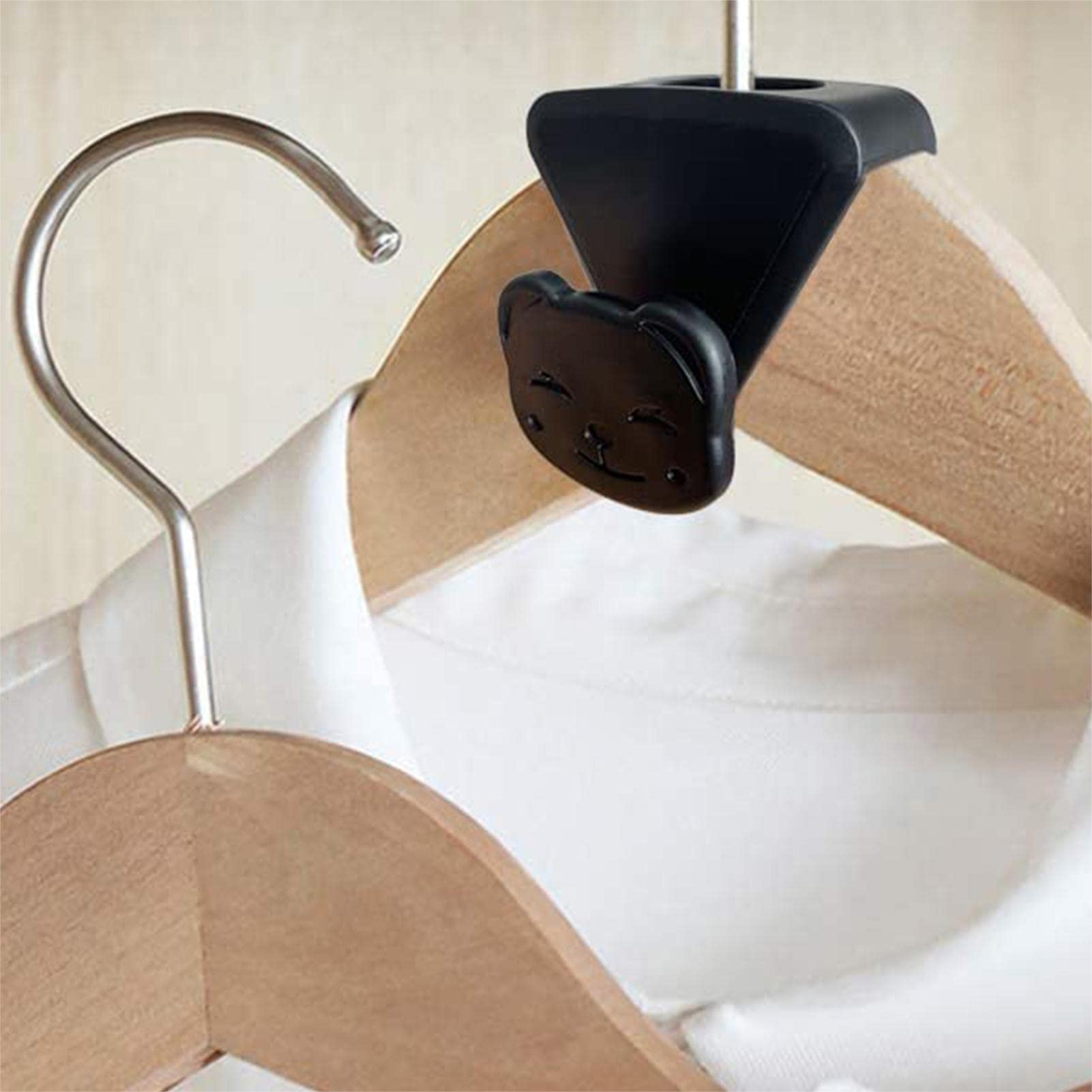 Ganci Salvaspazio Per Armadio A Cascata – Confezione Da 18 Pezzi, Design A Forma Di Orso, Multicolore, Per Appendere Vestiti, Sciarpe E Borse - 3