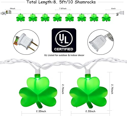 Miniatura 9 de Juego de 10 luces para la cabeza de Papá Noel, 8.5 pies, decoración de Papá Noel, tira de luces con 10 luces de decoración de Papá Noel, luces de