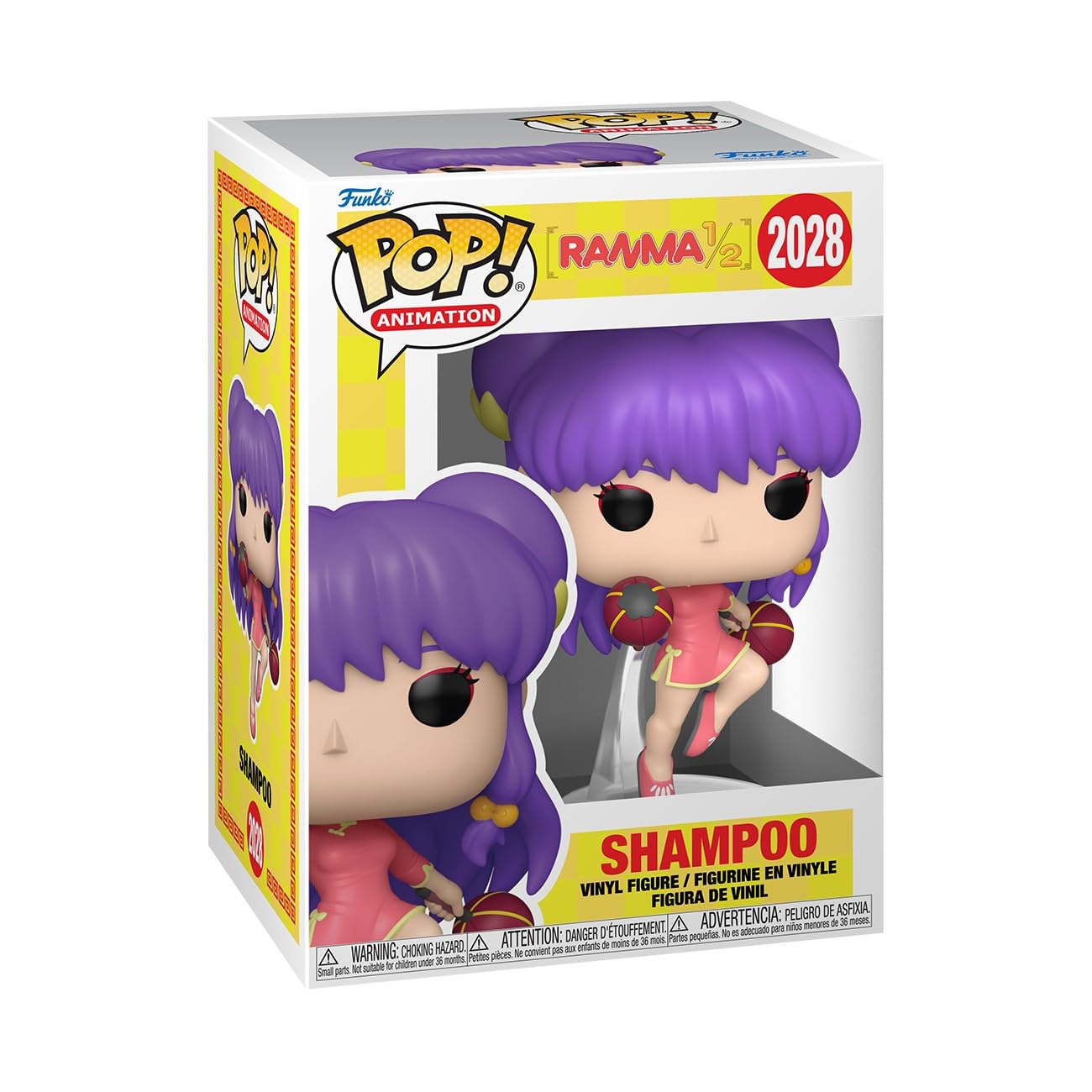 Funko Pop! Animation: R1/2 - Shampoo - 1/6 Odds for Rare Chase Variant - Ranma 1/2 - Collectable Vinyl Figure - Gift Idea - Official Merchandise - Toys for Kids & Adults - Anime Fans
