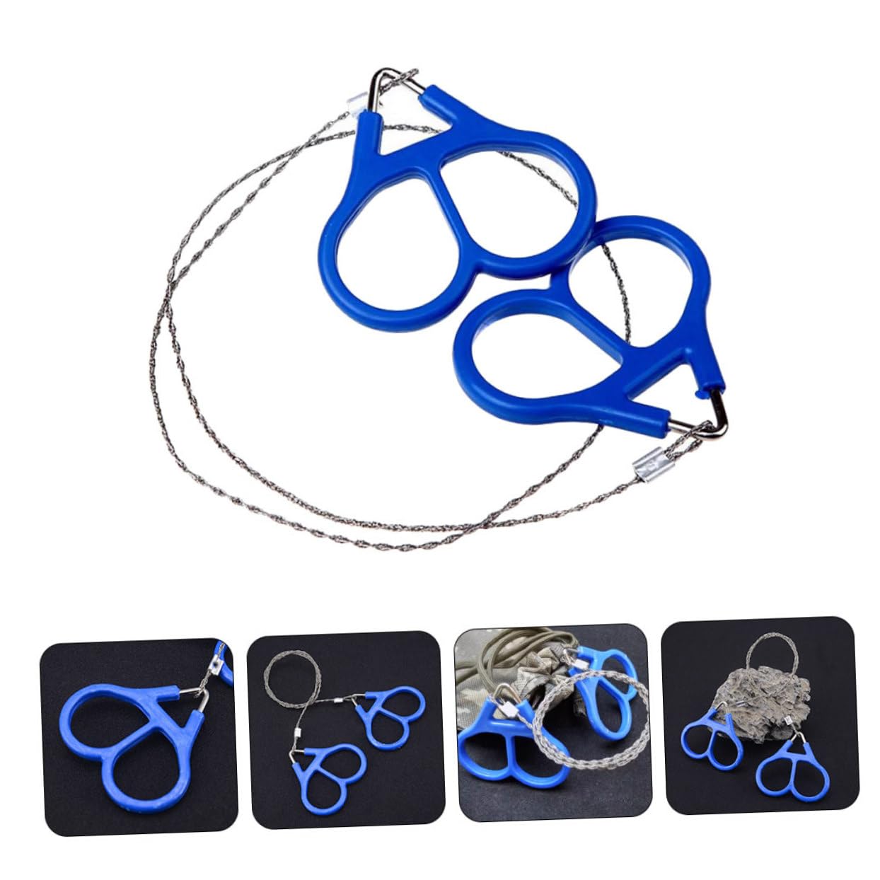 GOOHOCHY Stainless Steel Wire Saw Rope Pocket Chainsaw Wire Saw Chain Outdoor Supplies