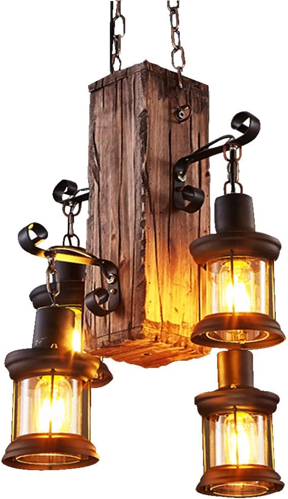 60% оƒƒ Dіѕсоunt LADIQI Industrial Vintage Wooden Hanging Pendant Light Retro Loft Lantern Chandelier 4 Lights Suspension Lighting Fixture for Coffee Shop Restaurant 60% оƒƒ Dіѕсоunt LADIQI Industrial Vintage Wooden Hanging Pendant Light Retro Loft Lantern Chandelier 4 Lights Suspension Lighting Fixture for Coffee Shop Restaurant