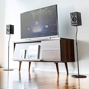 Amazon | イーサプライ スピーカースタンド 2本セット 耐荷重3kg