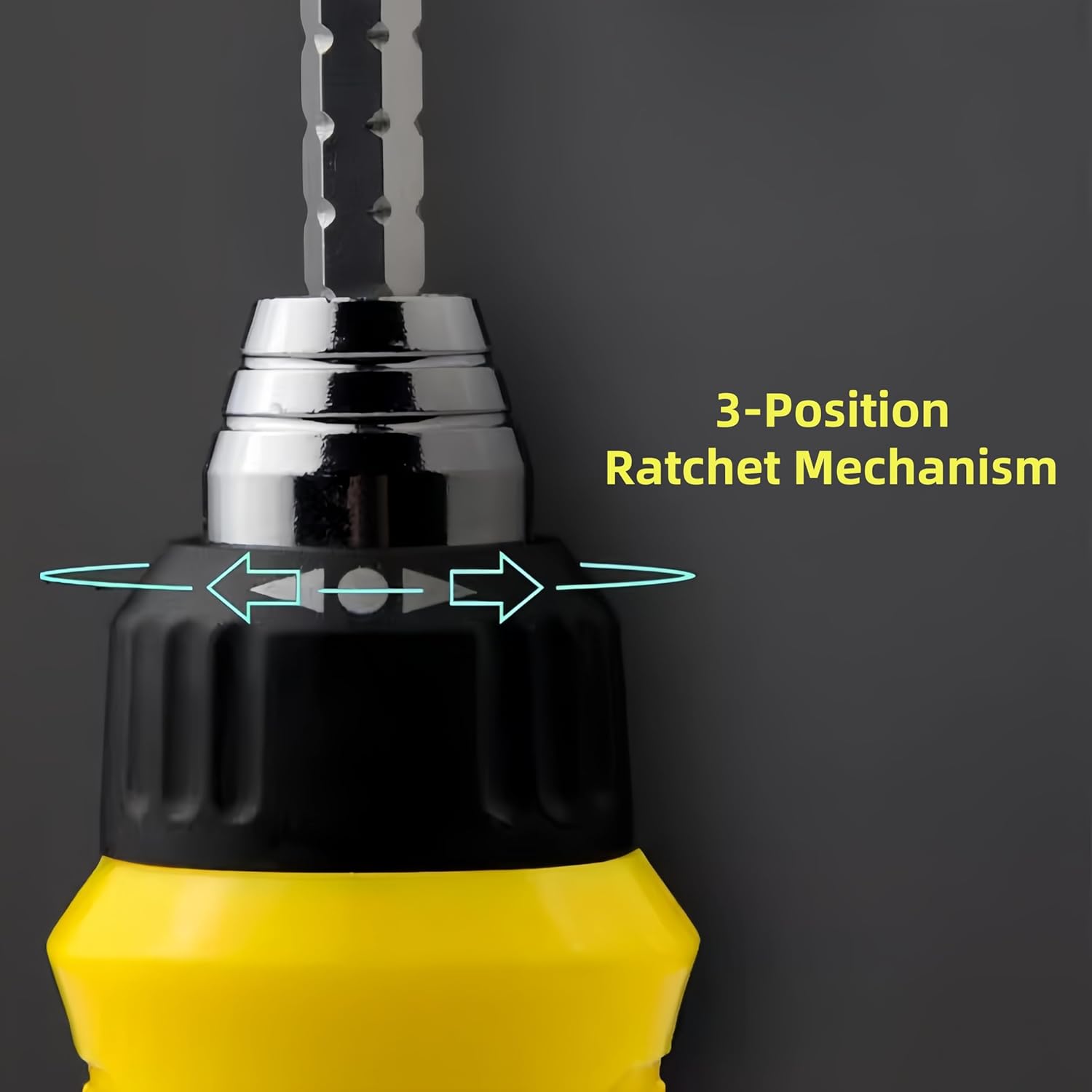 Multi Screwdriver 15-in-1 Ratcheting Screwdriver Bit Set, Magnetic Pocket Ratchet Screw Driver Set Kit, All in One with Torx Security, Flat Head, Phillips