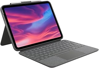 Logitech Combo Touch Case with Detachable Keyboard for iPad (7th, 8th, 9th and 10th Generation and iPadOS 13.4 or later) -…