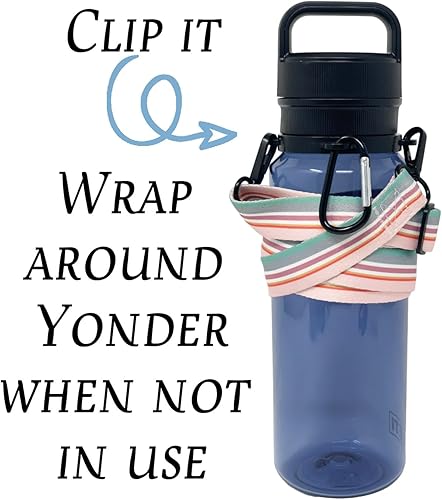 Miniatura 9 de YETI Yonder - Bolsa para botellas de agua YETI Yonder de 50 onzas, 34 onzas, 25 onzas, 20 onzas, correa de hombro ajustable, accesorios duraderos
