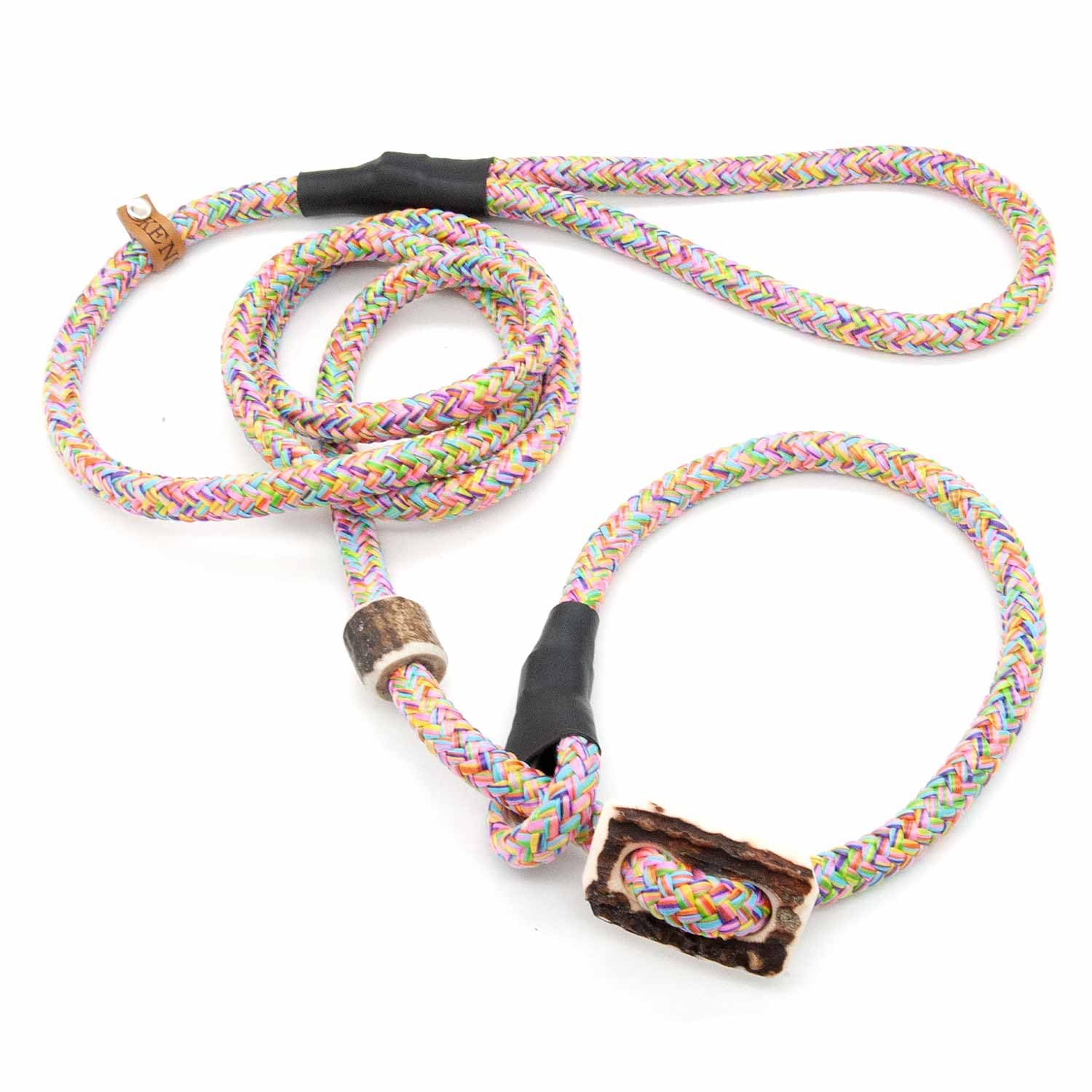 Retriever-Leine/Moxonleine Sporty-Style | robuste Hundeleine aus Tau mit Klemme & Halsbandfunktion | 10mm – Ultra stark & wetterfest für Powerhunde | Training, Alltag & Dummyarbeit