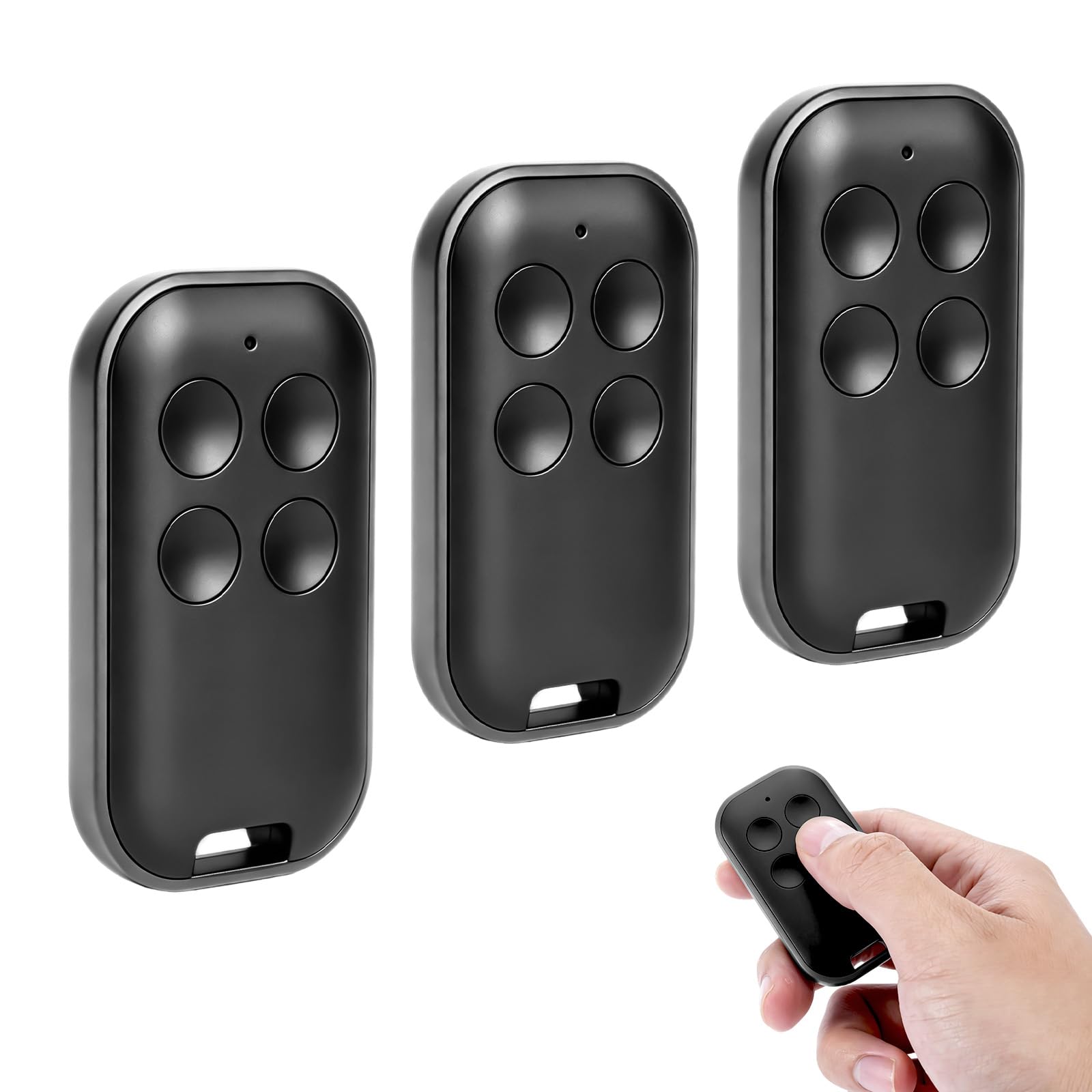 Télécommande compatible pour avidsen motorisation de portail, émetteur 4 canaux 433,92 MHz Rolling Code pour remplacement Thomson Extel Astrell Blyss, bip de garage avec pile CR2032(lot de 3)
