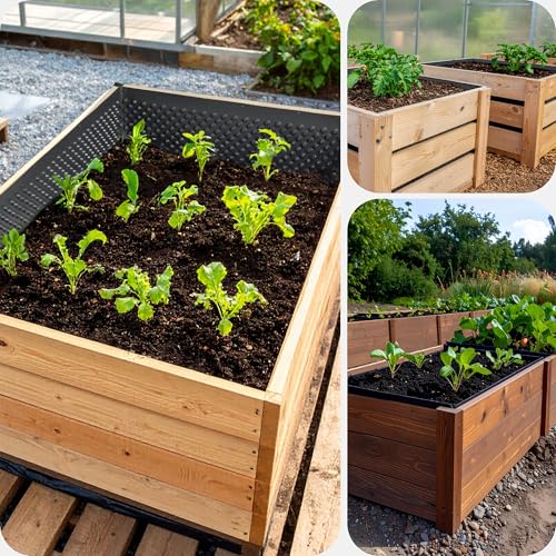 Garronda Membrane à Plots HDPE 1 x 10 m pour Potager Surélevé GD-0182 – vue 6