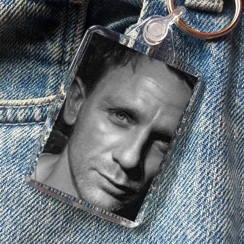 Daniel Craig - Original Art Keyring #js001