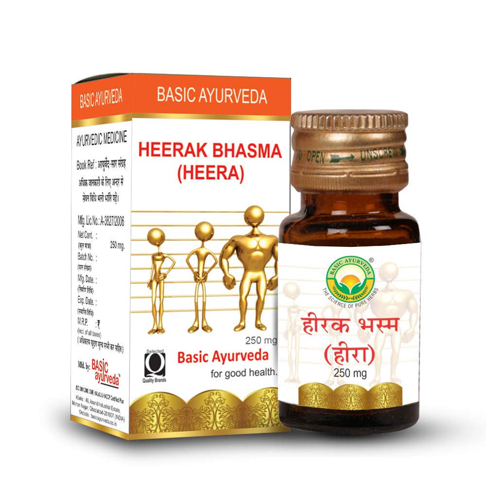 BASIC AYURVEDA Heerak Bhasma (Heera) 250 Mg | (B083V2YLLH) Amazon Price History, Amazon Price Tracker