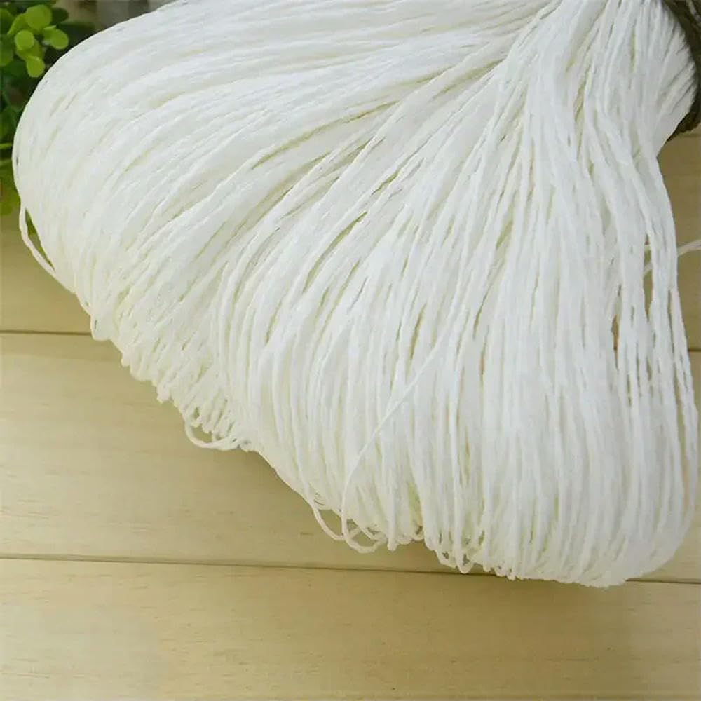 VIXDA Diy Knitting Natural Raffia Yarn 500g Crochet Hat Bag Purse Raffia Straw Yarn Organic Raffia Thread Summer Yarn