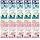 5 Pack Mint / 5 Pack of Love Peach