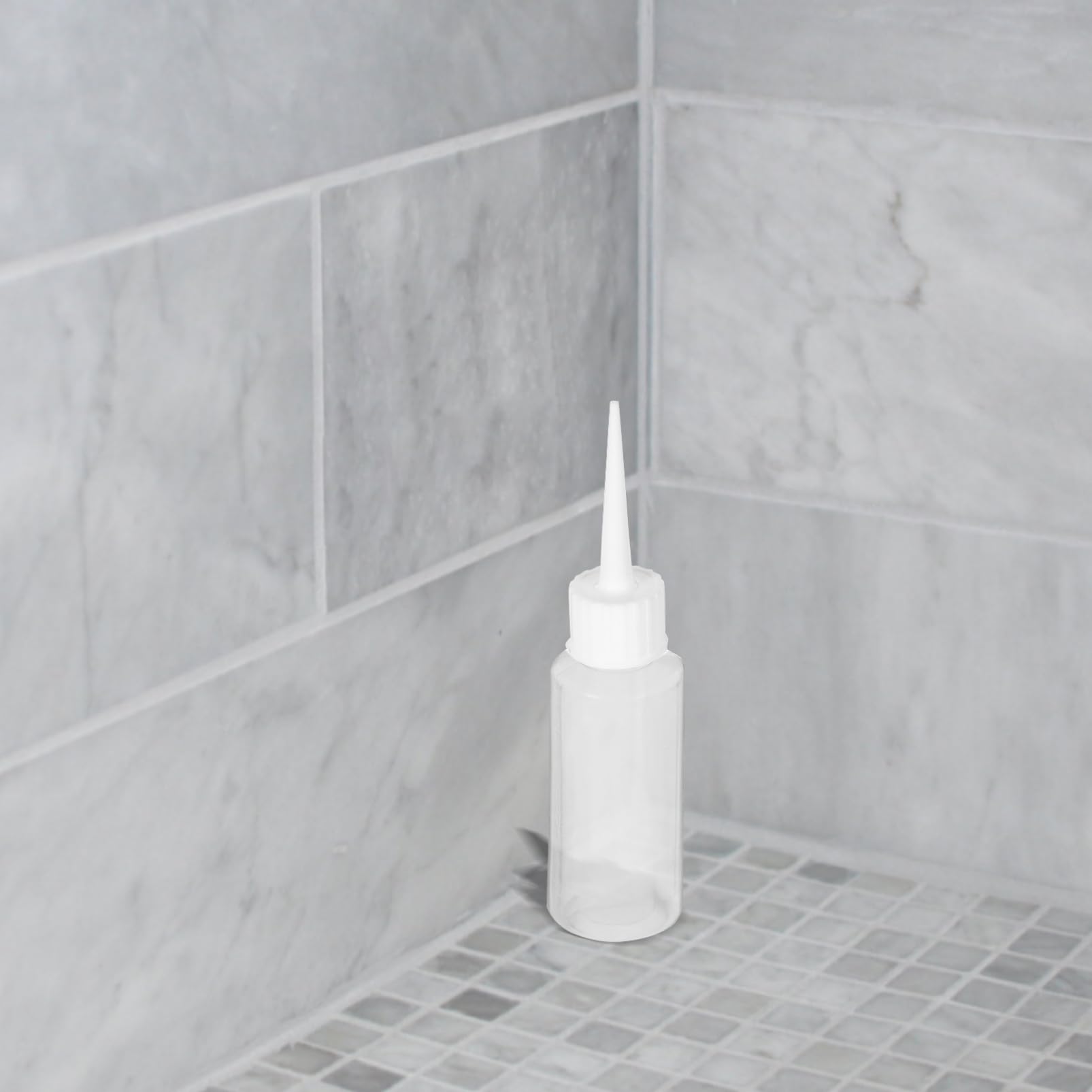 Botellas Dispensadoras de Pegamento de 50ml de Polietileno Blanco, Paquete de 4 Unidades, para Dosificación Precisa en Proyectos DIY y Fábricas