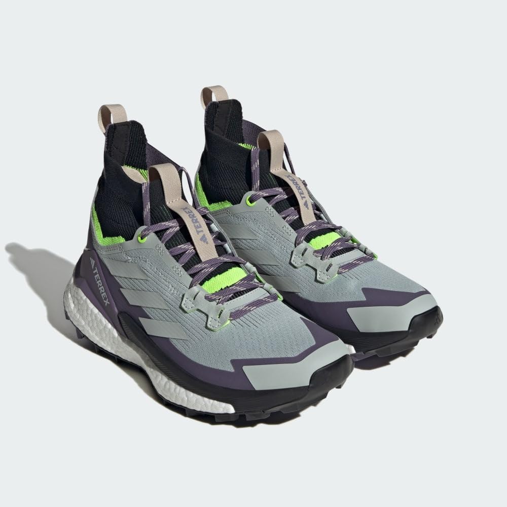 adidas Terrex Free Hiker 2 Womens Shoes Size 7.5, Color: Wonder Silver/Wonder Silver/Lucid Lemon - Image 6