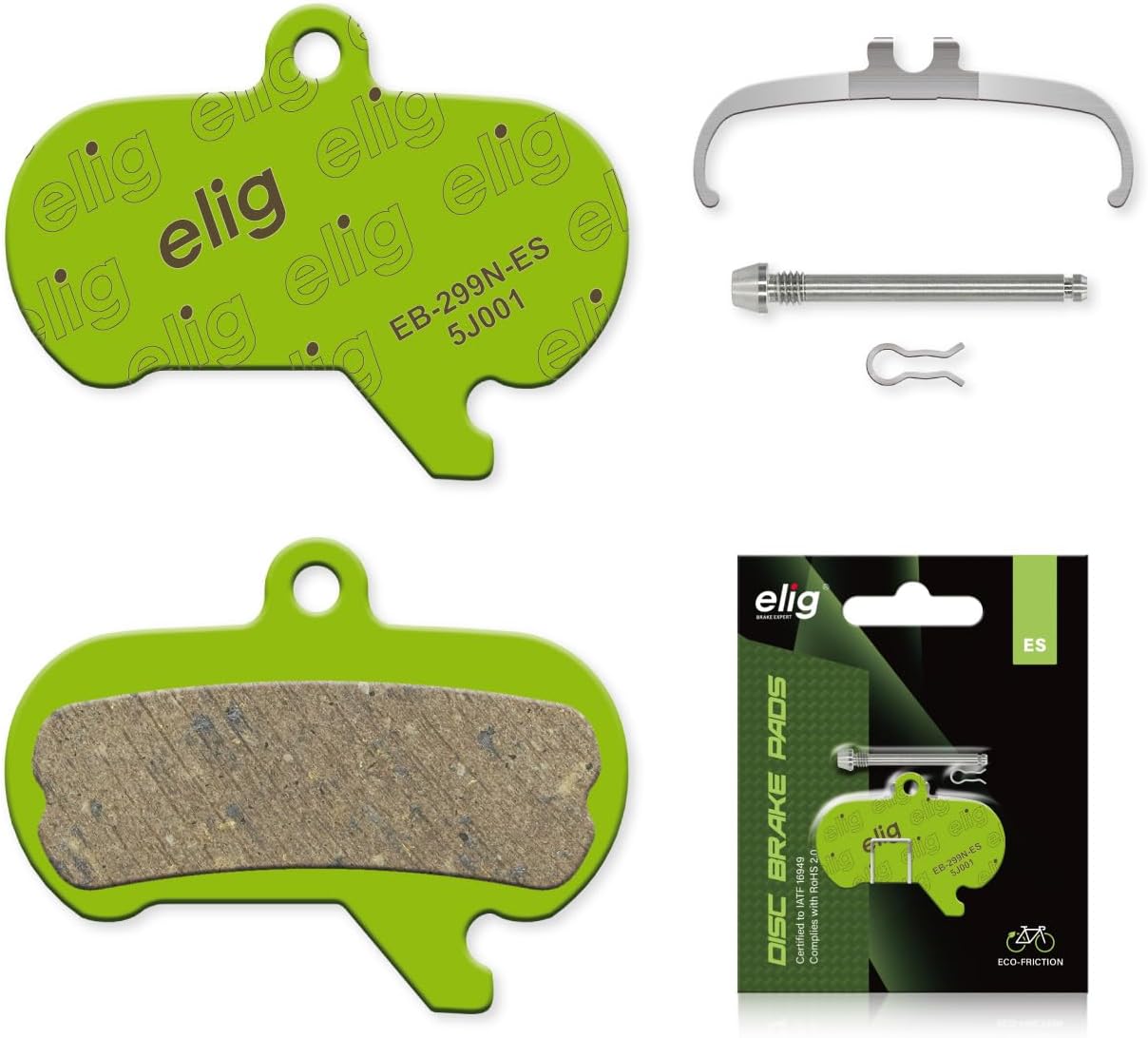 ELIG Bike Disc Brake Pads Compatible with SRAM Maven Ultimate, Maven Silver, Maven Bronze｜MTB/eMTB/Downhill/Trail/Enduro Race/All Mountain/Cycling
