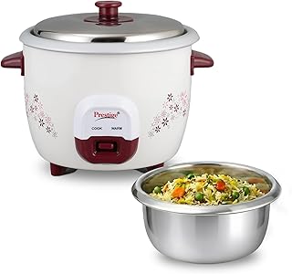 Prestige PRWO 1Liters Red Colour Rice Cooker