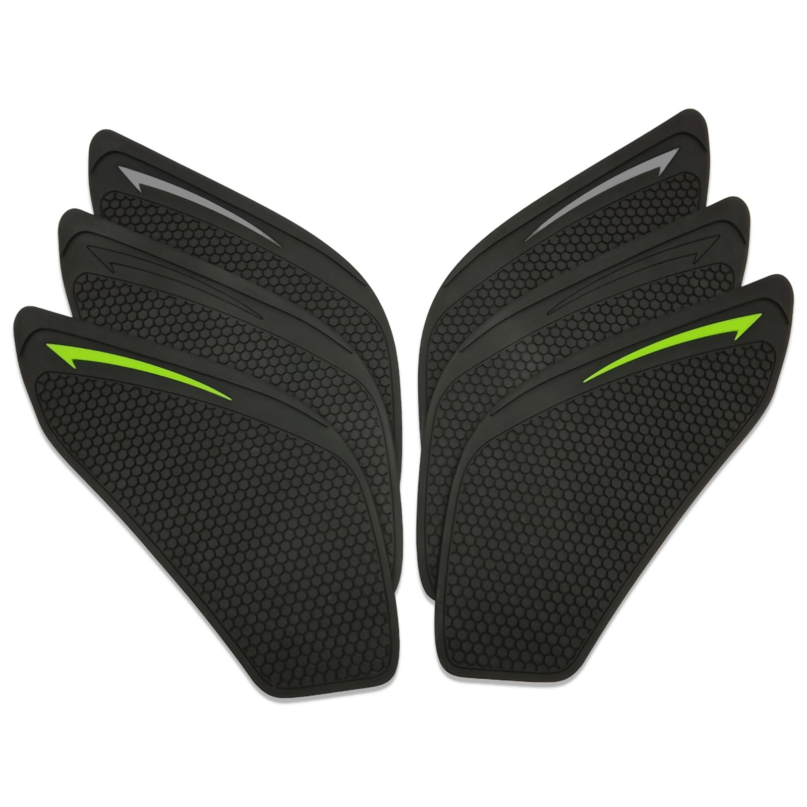 Paraserbatoio per Kawasaki Ninja ZX-6R (ZX636-J) 2024 2025 2019-2023 ZX6R Protezione laterale del serbatoio del carburante Adesivo Cap Decal Tank Grip Ginocchiere Accessori Parti Antiscivolo