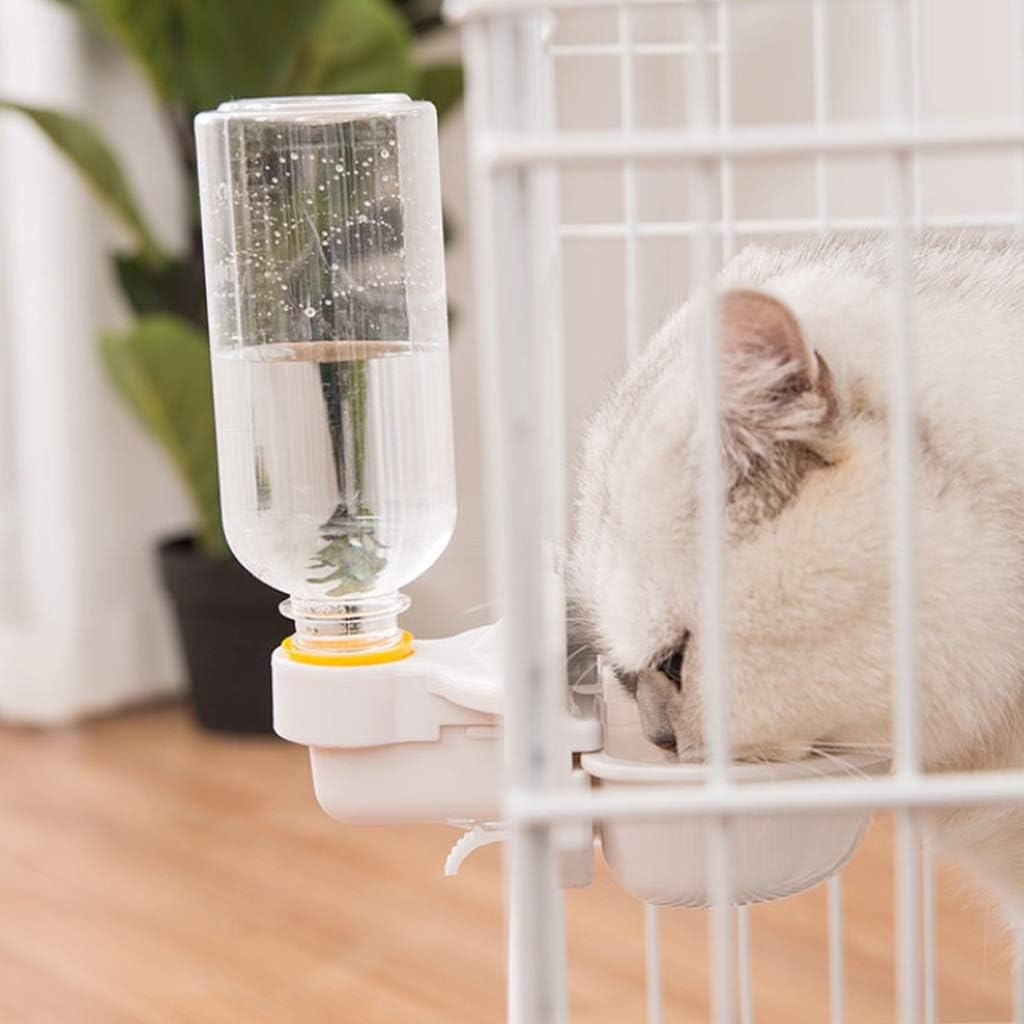 Pure Color Pet Drinking Fountain, Pet Automatic Drinking Fountain, Hanging Type NonWet Mouth Automatic Feeding Kettle