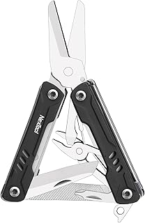 Keychain Multitool, Sailor Scissors, 10 in 1 With EDC Pocket Knife, Mini Pliers, Bottle Opener and Screwdriver for Fishing, Camping, Gifts for Men on Christmas, Birthday