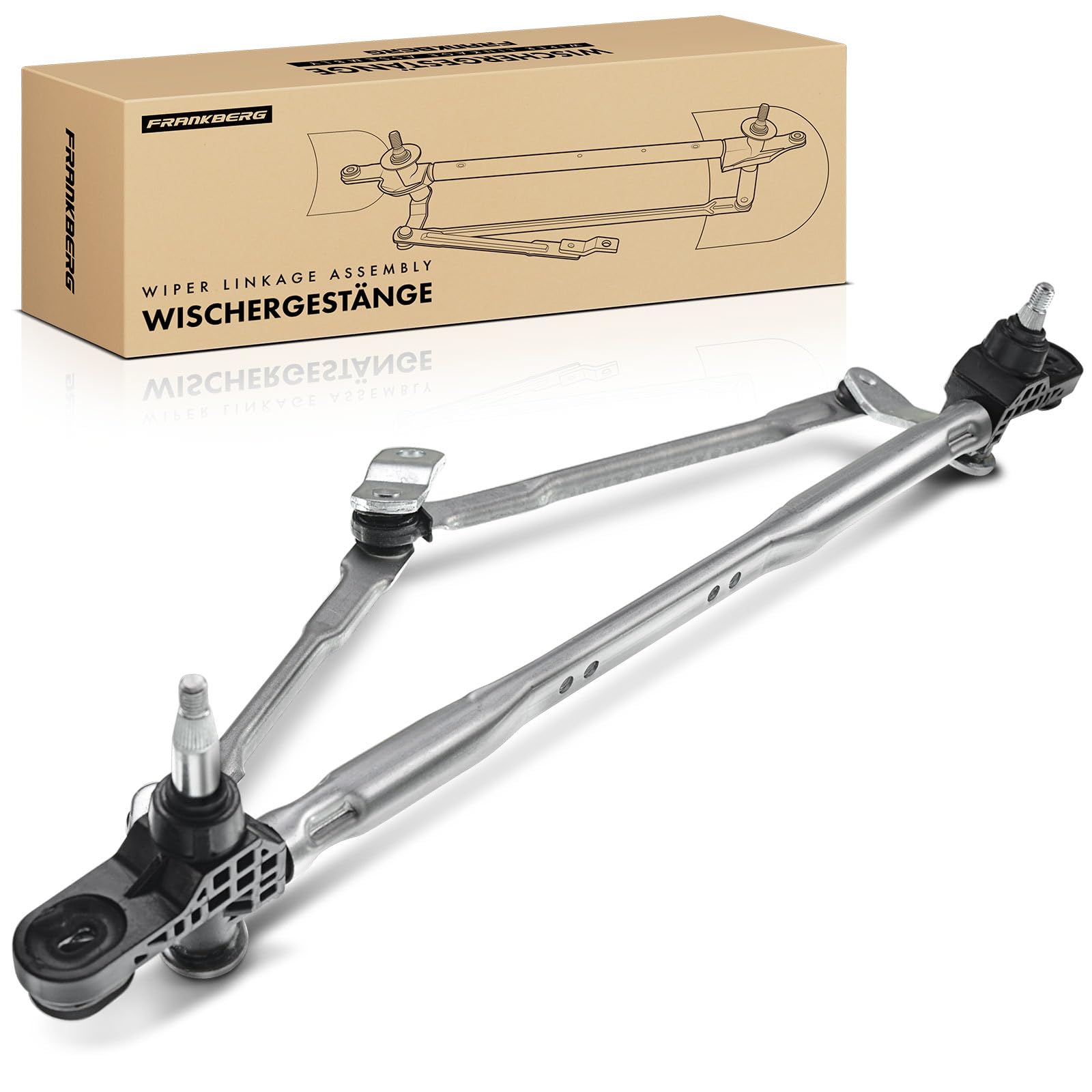 Frankberg Collegamento tergicristallo collegamento tergicristallo 46804522 | senza motore, davanti; Compatibile con: 169