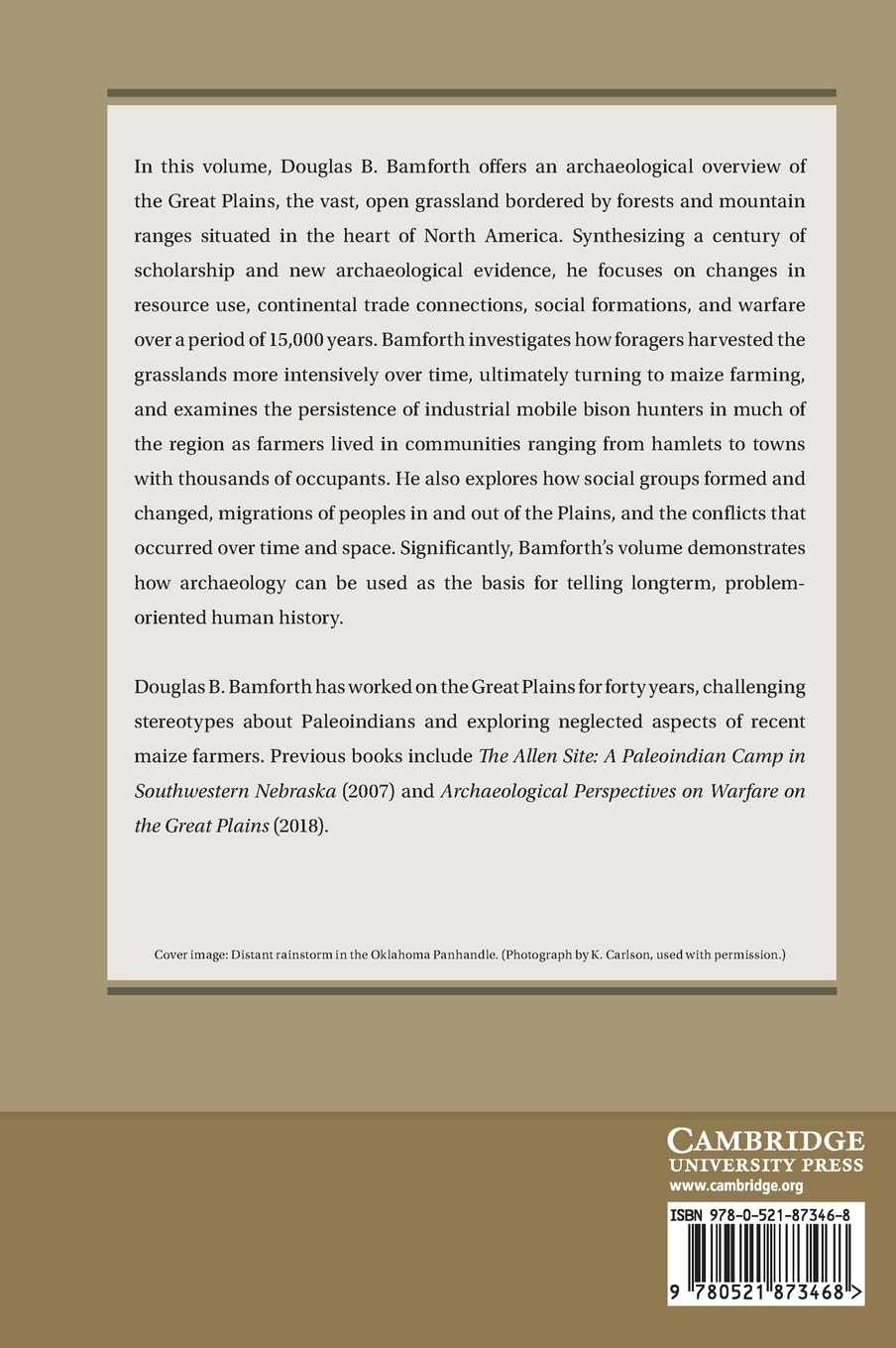 The Archaeology of the North American Great Plains