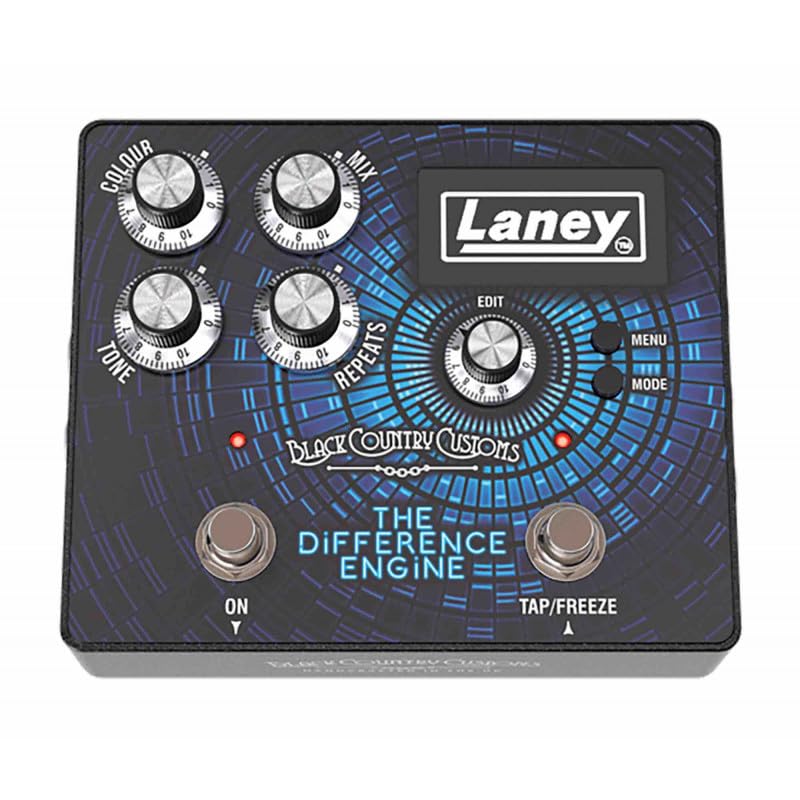 Laney BCC-TDE – Pédale délai THE DIFFERENCE ENGINE - Les Beatles, Paul McCartney, John Lennon, RIngo Starr, George Harrison Laney BCC-TDE - Pédale délai THE DIFFERENCE ENGINE