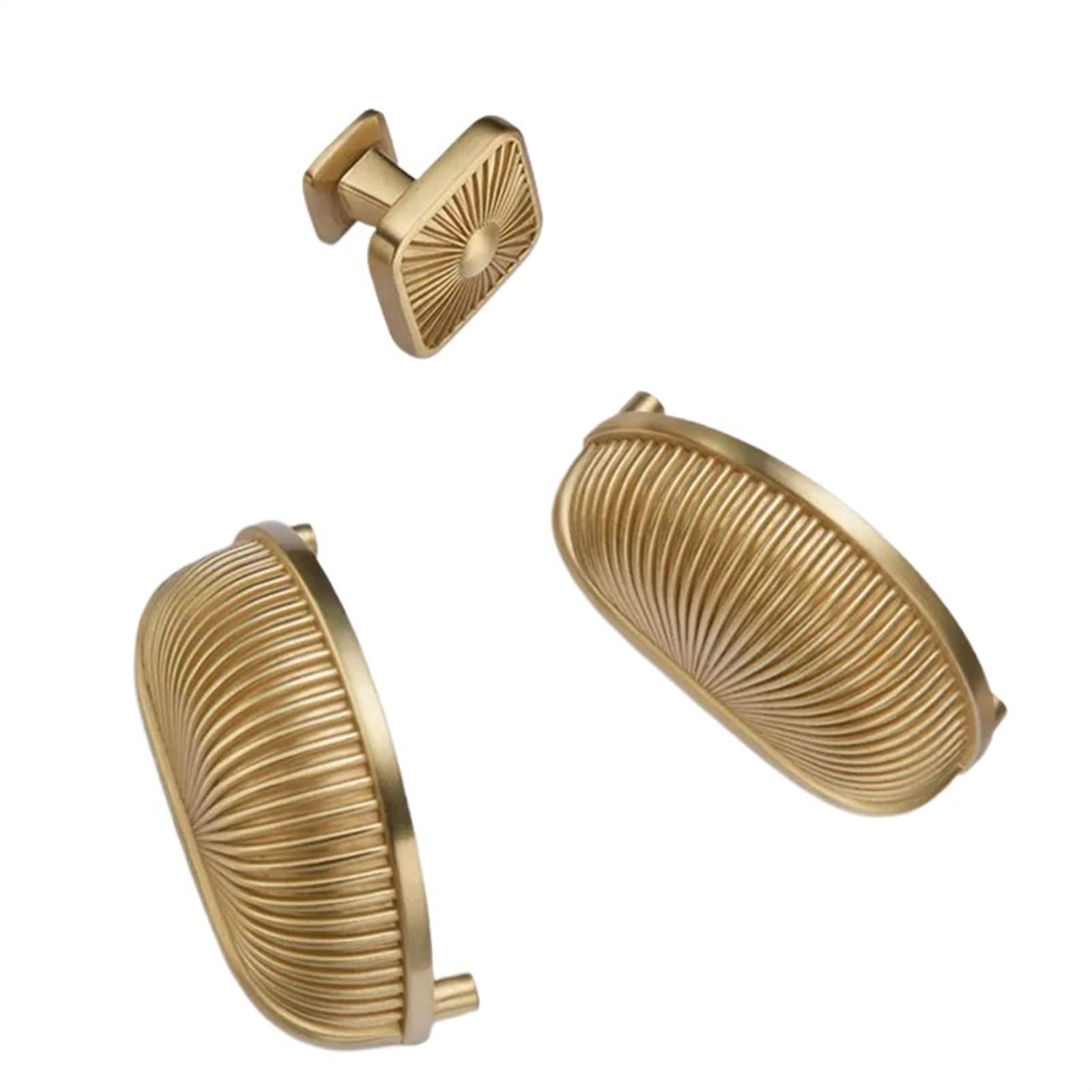 Boutons de meuble coquille en zinc noir mat SG-Single hole pour tiroir