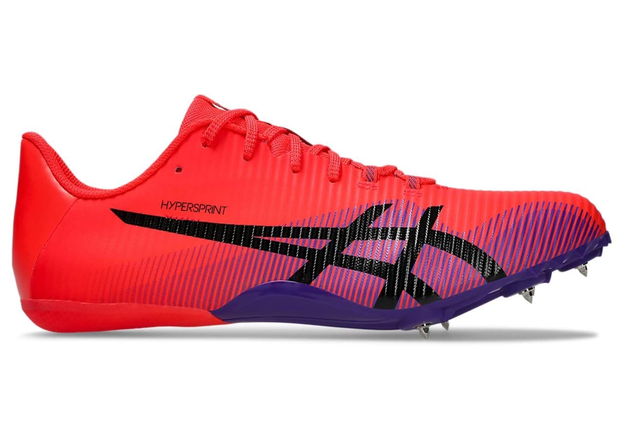 Asics Herren Hypersprint 8 Leichtathletik Spikes Laufschuhe, 1093A197-600, Rot