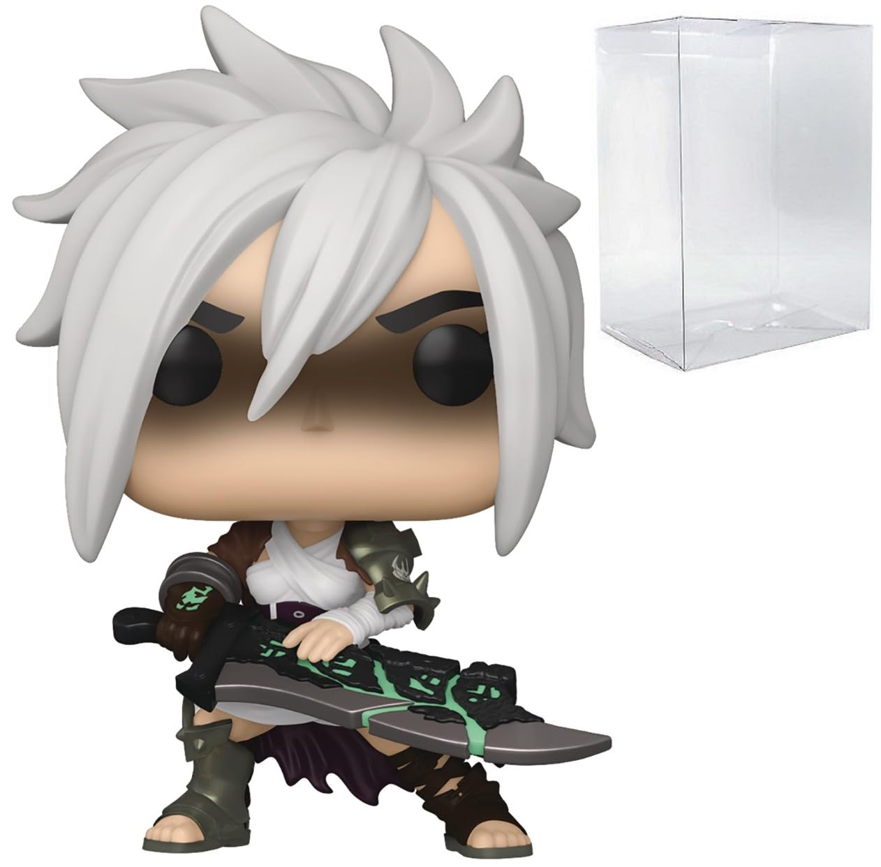POP Games: League of Legends - Riven Funko Vinyl Figure (Bundled with Compatible Box Protector Case), Multicolor, 3.75 inches