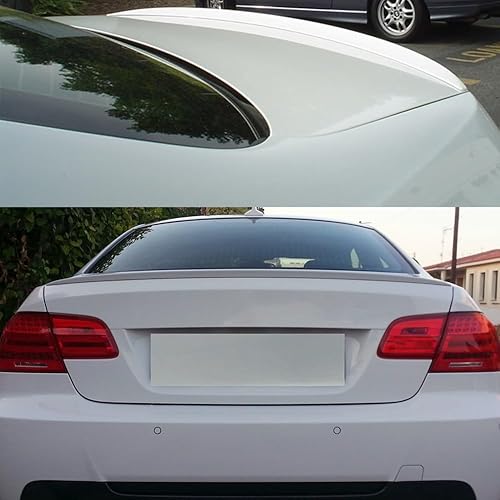 Miniatura 9 de IKON MOTORSPORTS, Alerón de maletero compatible con BMW E92 Serie 3 2007-2013, estilo M3 pintado #A17 Havanna metálico ABS trasero