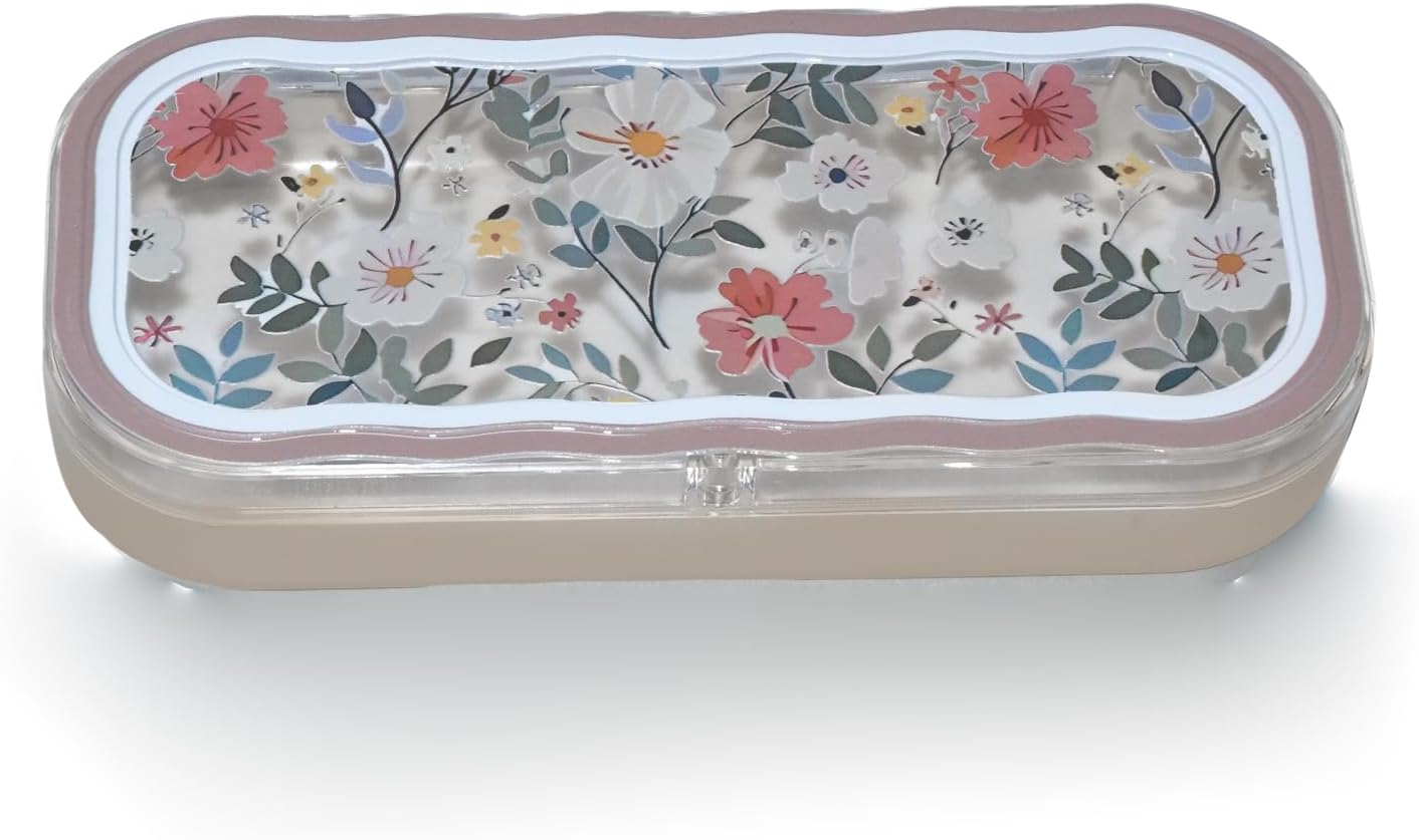 Cute hard shell bow glasses case,...