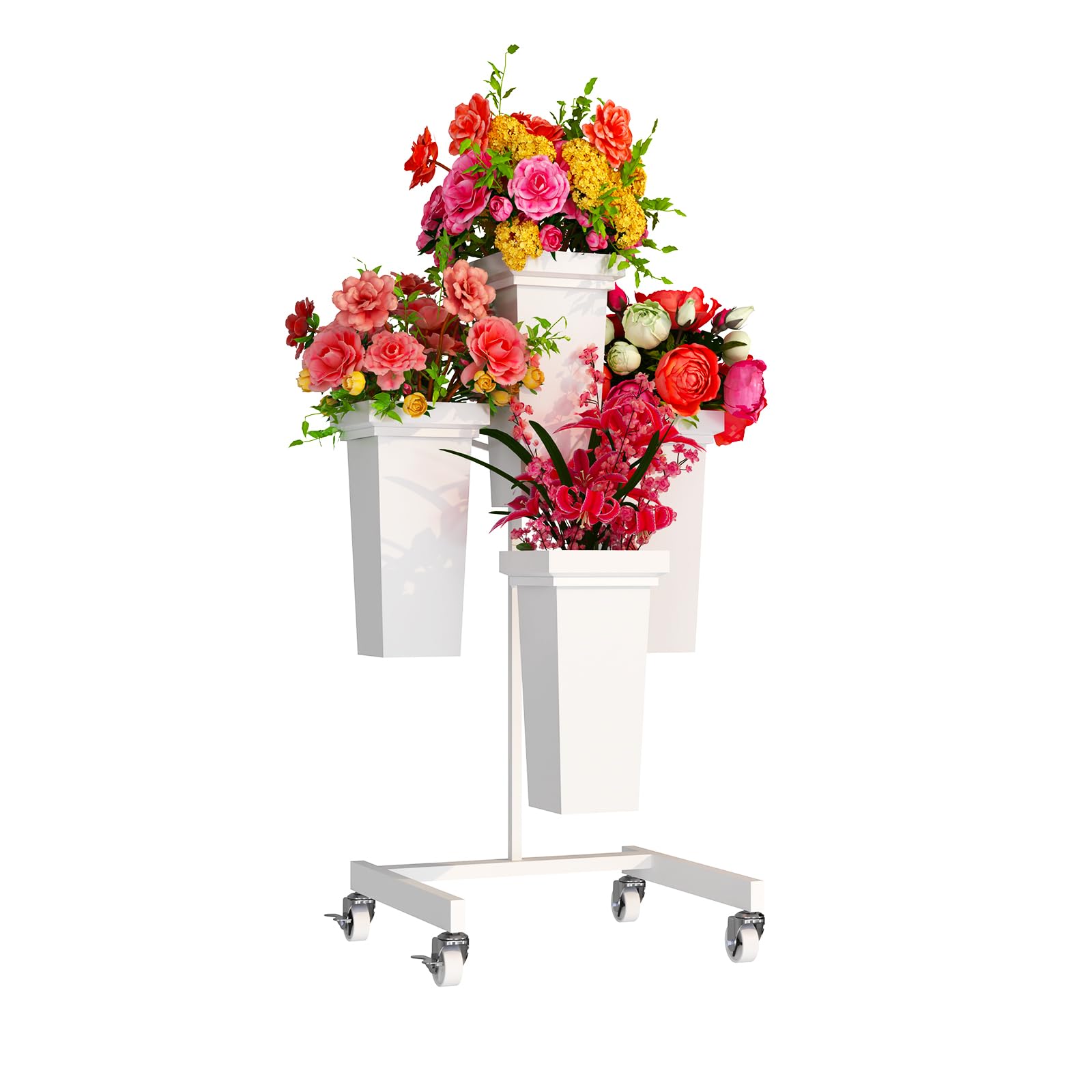 Photo 1 of aboxoo Flower Display Stand with 4 Buckets