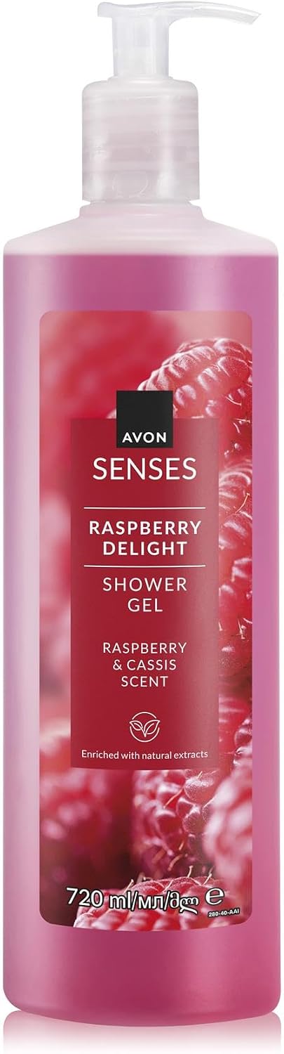 Avon Raspberry Delight Frambuaz ve Frenk Üzümü Kokulu Duş Jeli 720 Ml.