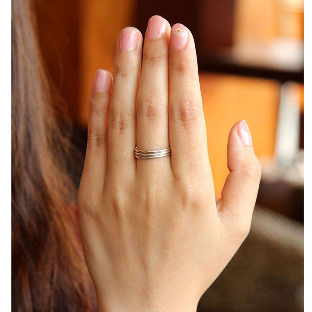 Anello Argento 925 Sterling Fedine Donna Anelli Sottili Stacking Midi Rings