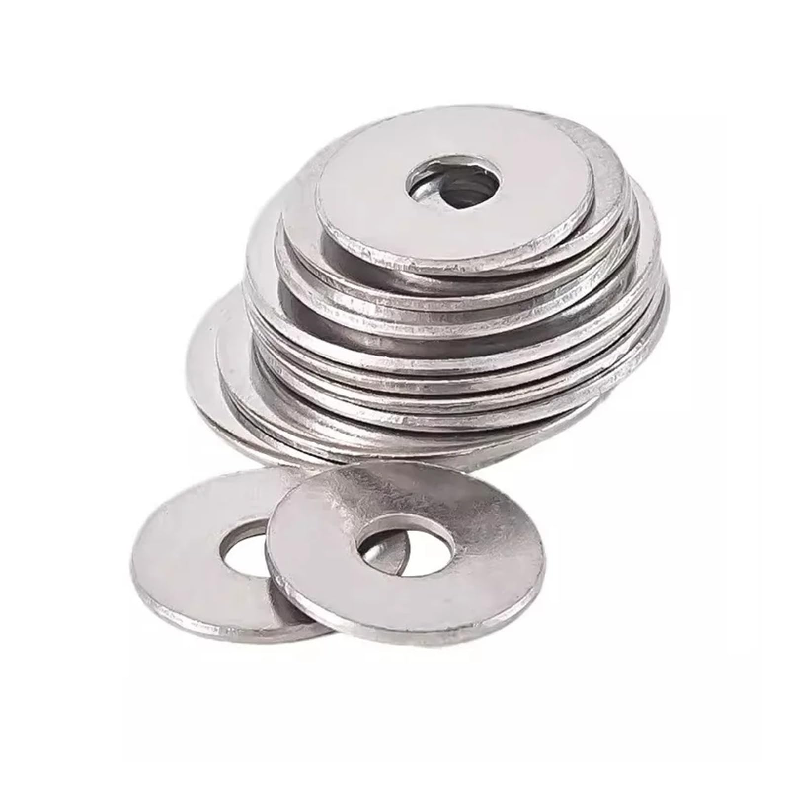 Rondelle piatte spesse di grandi dimensioni in acciaio inossidabile 304 GB96 M4 M5, guarnizioni semplici di grandi dimensioni(M5x12x1.2 100pcs)